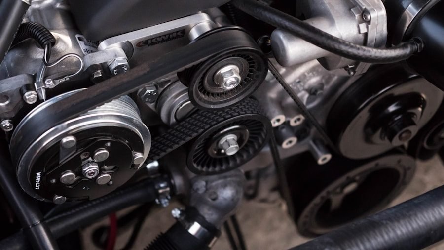 Motor de alto rendimiento — detalle de la unidad de control electrónico